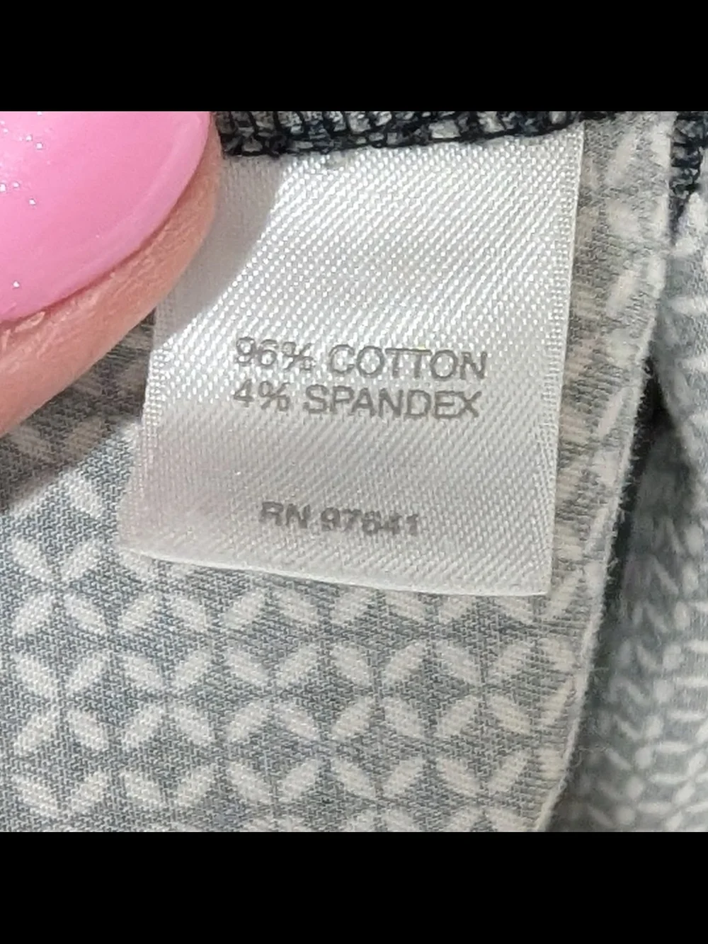 J. Jill Black and White Micro-Patterned Women's Dress Pants Size 14 Like New! - Picture 5 of 5